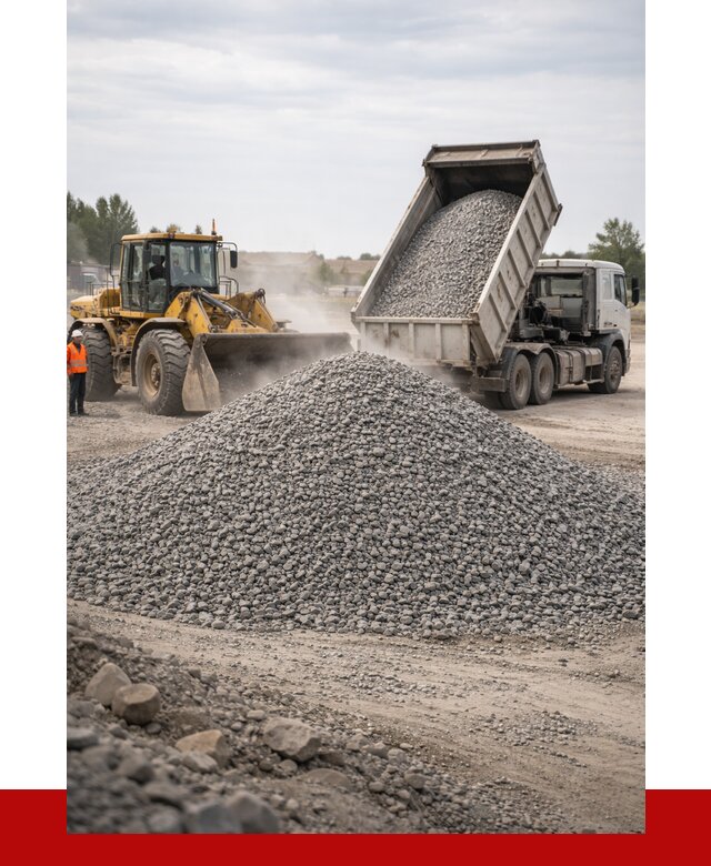 Купить щебень с доставкой в Александрове от 2678 руб. | ПРОНЕРУДЛкн