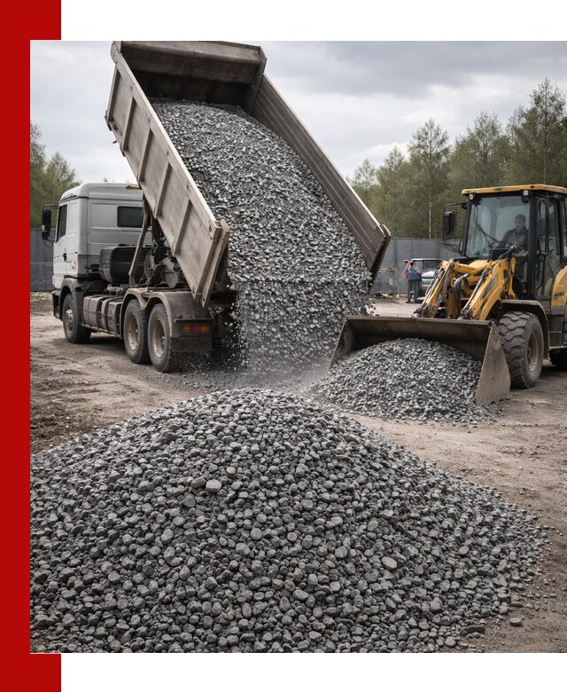 Доставка и продажа щебня гранитного в Александрове