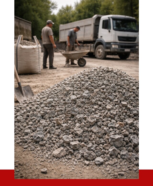 Гранитный щебень фракция 20-40 в Александрове от 3428 руб. ПРОНЕРУДЛкн