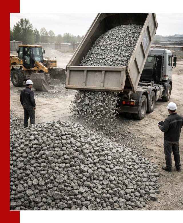 Доставка гранитного щебня фракции 20-40 в Александрове