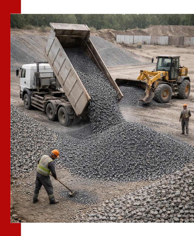 Щебень габбро-диабаз фр. 5-20 с доставкой в Александрове