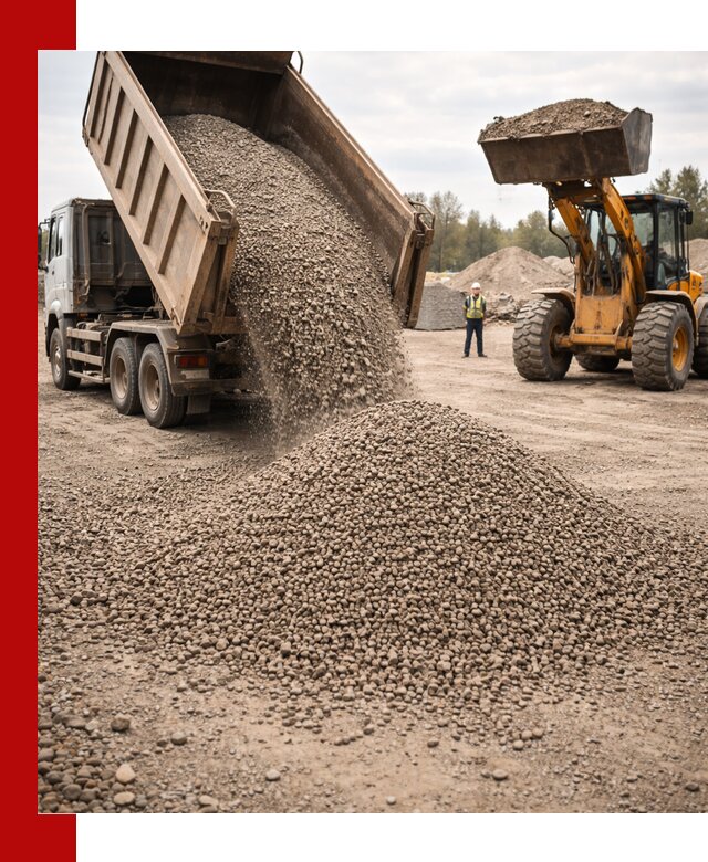 Гравийный щебень фракция 3–10 с доставкой в Александрове