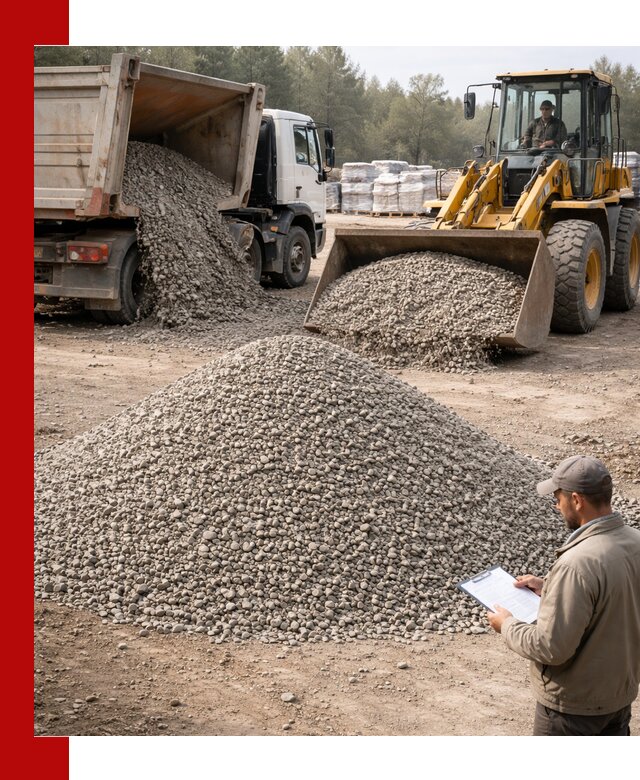 Гравийный щебень фракция 5–10 с доставкой в Александрове
