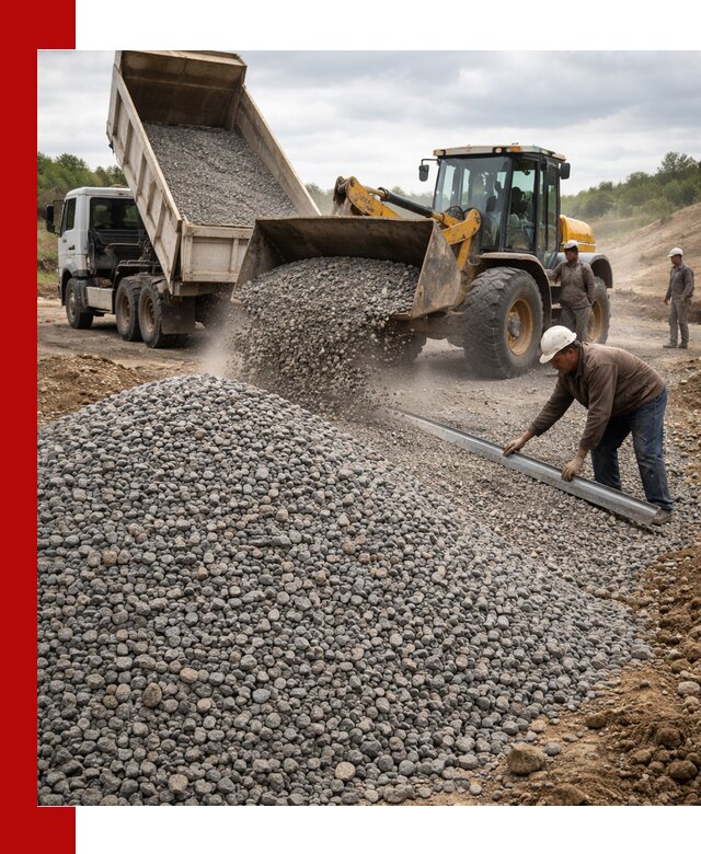 Гравийный щебень фракция 5-20 с доставкой в Александрове