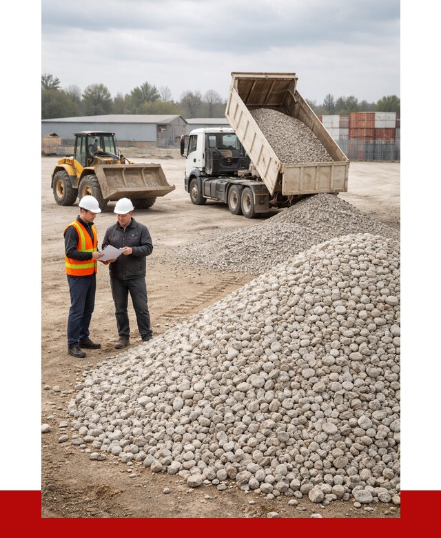 Известняковый щебень в Александрове от 1500 р. доставка | ПРОНЕРУДЛкн