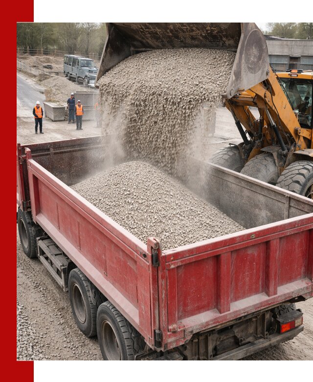 Купить известняковый щебень фракции 0-5 с доставкой в Александрове