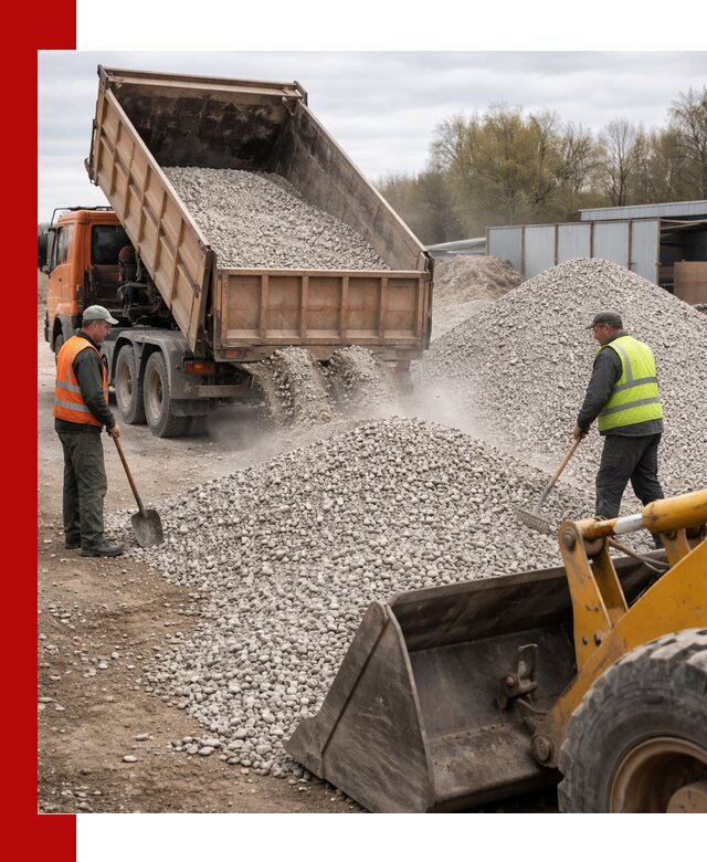 Доломитовый щебень фракции 5-20 с доставкой в Александрове