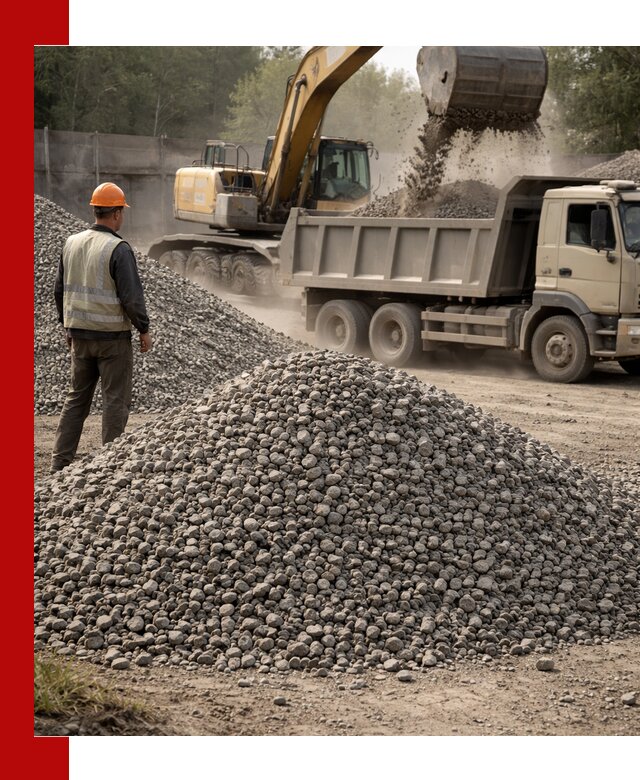 Шлаковый щебень фракция 5-20 с доставкой в Александрове