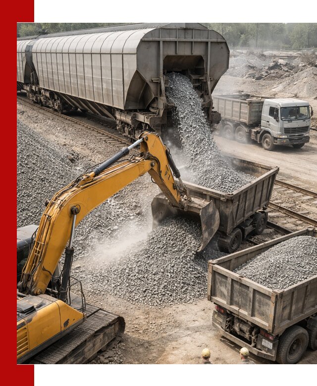 Доставка железнодорожного щебня в Александрове крупными партиями быстрого отгруза