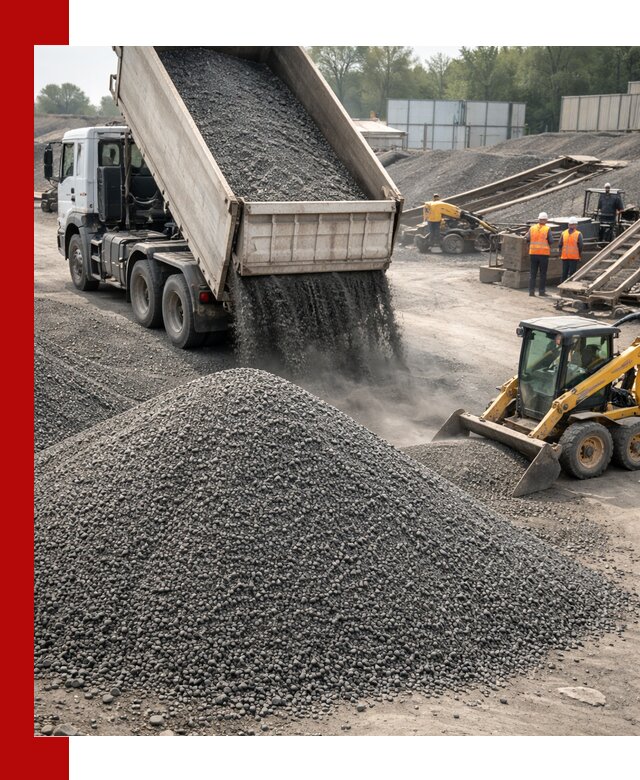 Вторичный щебень фракция 0–5 с доставкой в Александрове