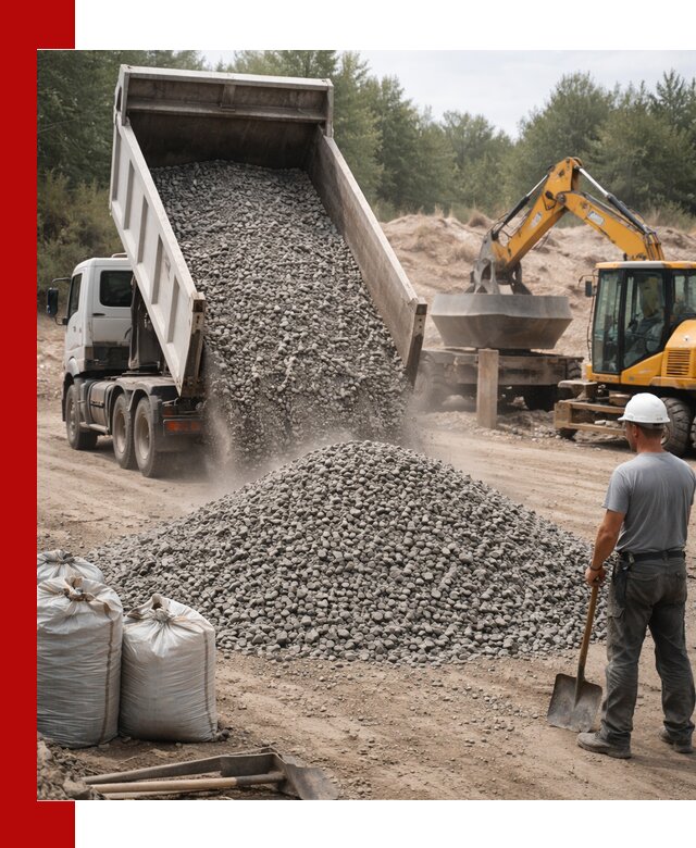 Доставка и продажа бетонного щебня в Александрове