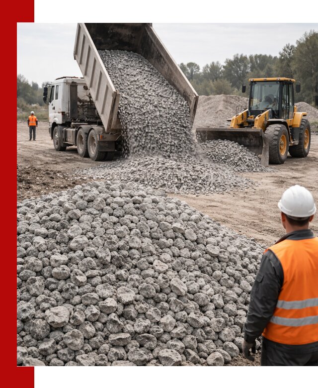 Доставка бетонного щебня фракции 20-40 в Александрове