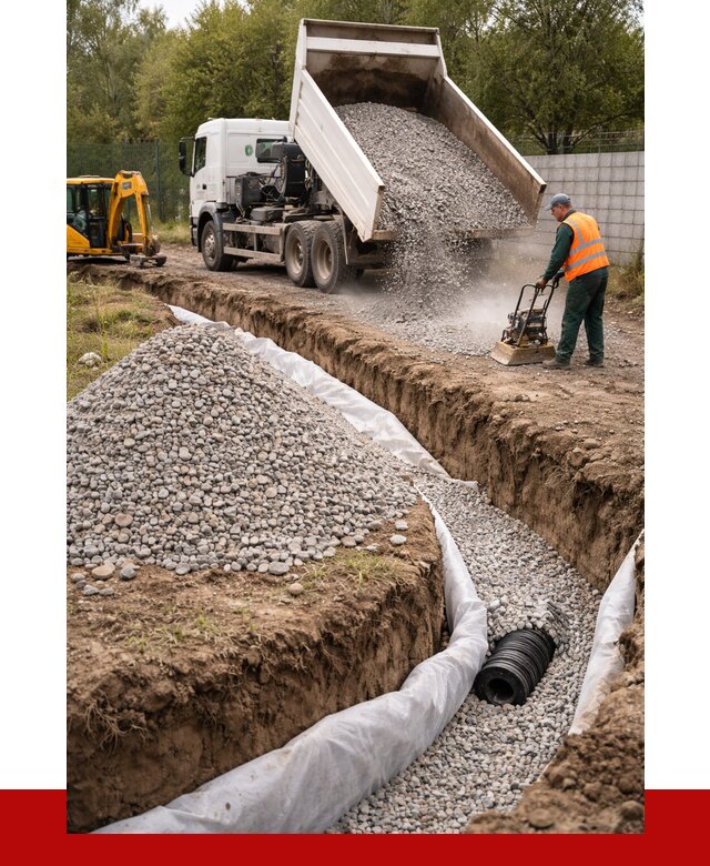 Щебень для дренажа в Александрове от 1982 р., ПРОНЕРУДЛкн доставка