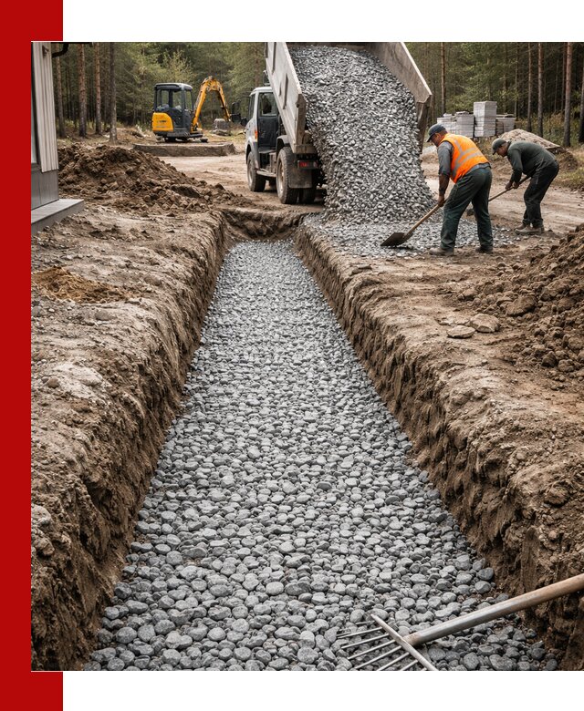 Щебень для дренажа с доставкой в Александрове высокого качества