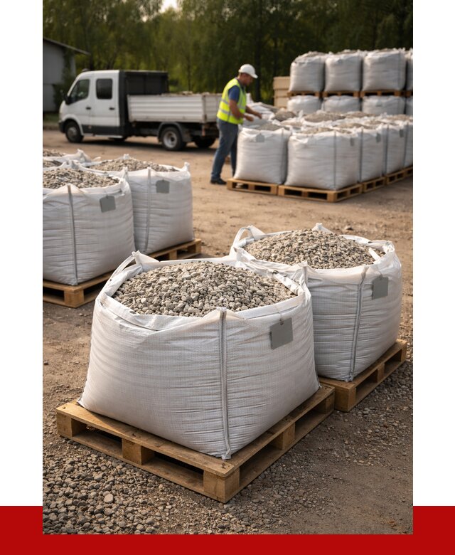 Щебень в мешках с доставкой в Александрове от 4499 р. | ПРОНЕРУДЛкн