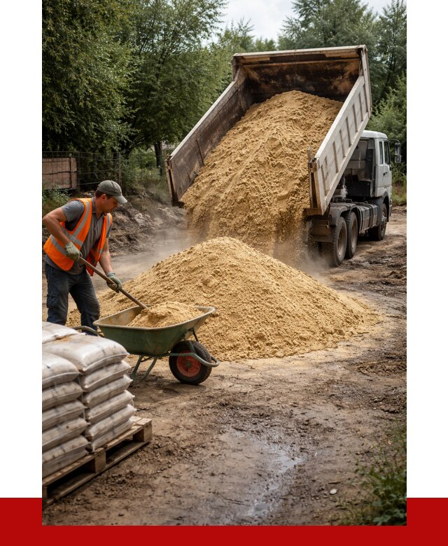 Купить песок с доставкой в Александрове от 1928 р. | ПРОНЕРУДЛкн