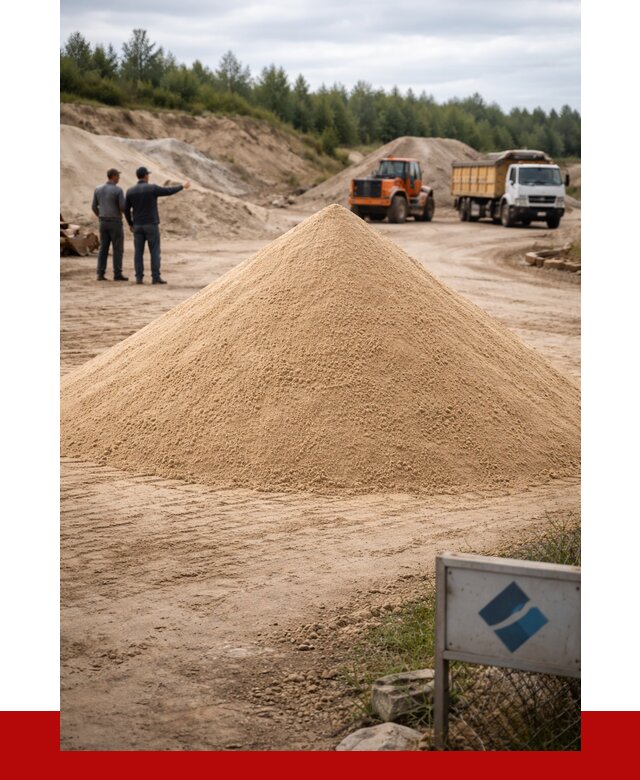 Карьерный песок навалом в Александрове от 1928 р. | ПРОНЕРУДЛкн