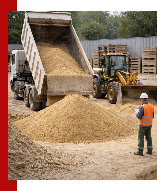 Доставка карьерного мелкозернистого песка в Александрове