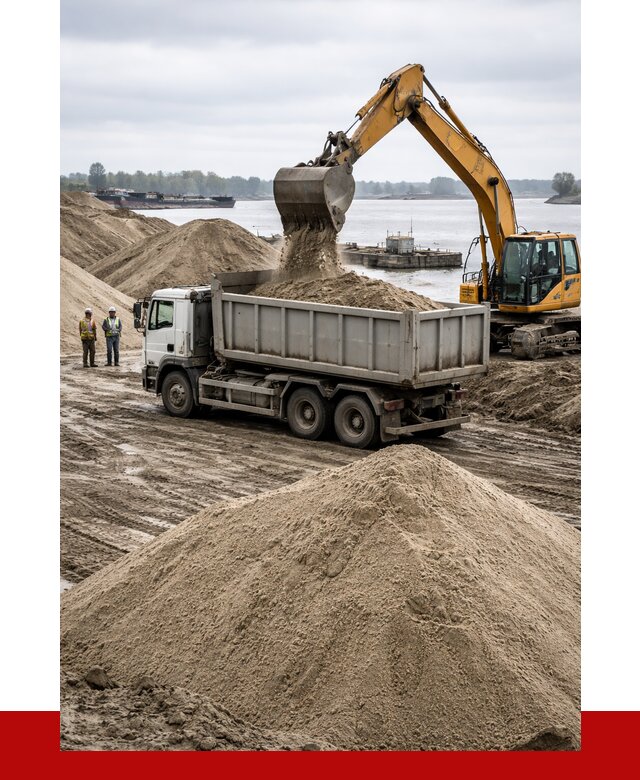 Купить речной песок навалом в Александрове от 1928 р., ПРОНЕРУДЛкн