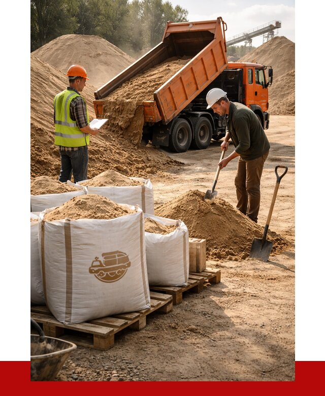 Строительный песок в Александрове от 2356 р. с доставкой, ПРОНЕРУДЛкн