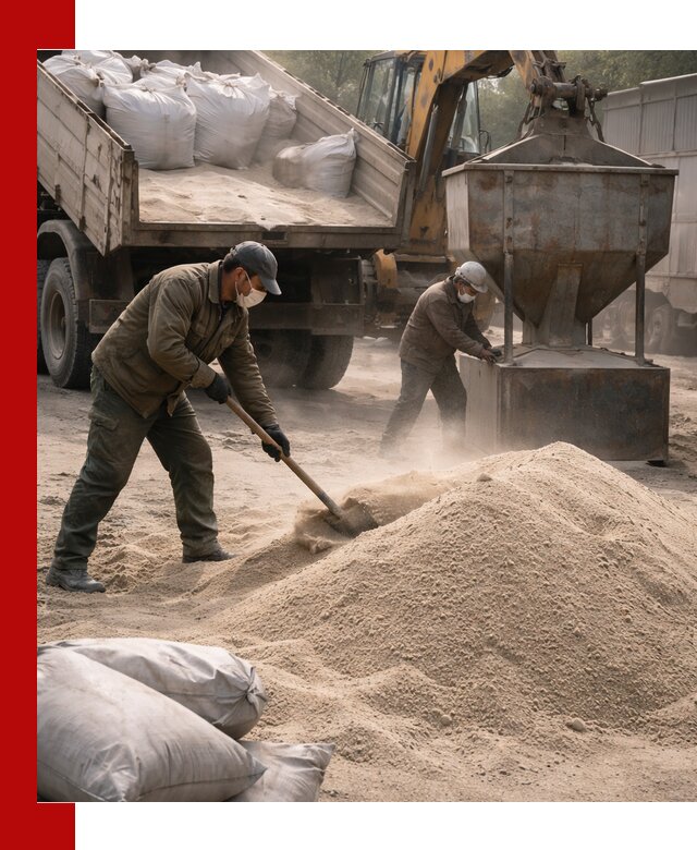 Кварцевый песок для пескоструя в Александрове — доставка и качество