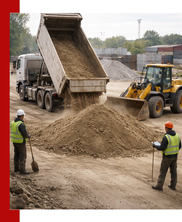 Доставка и продажа пескогрунта оптом и в розницу в Александрове