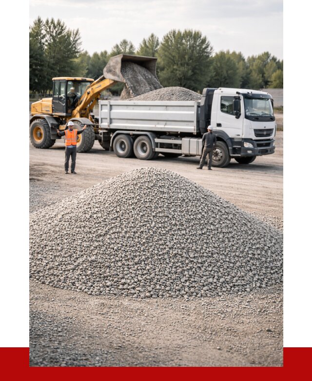 Купить мытый гравий в Александрове от 3749 р, доставка ПРОНЕРУДЛкн