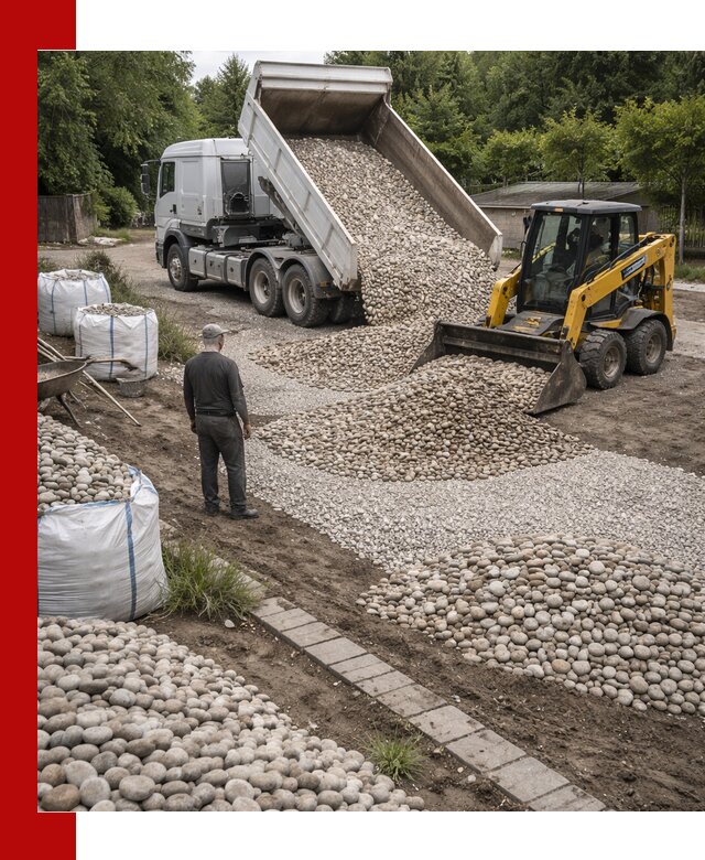 Доставка морской гальки оптом и в розницу в Александрове