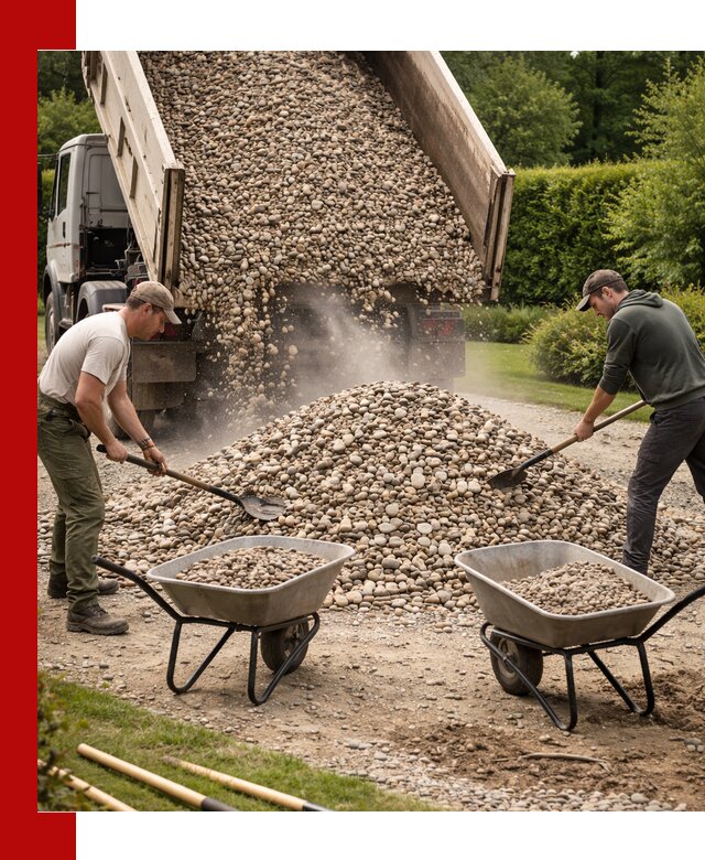 Доставка и продажа декоративной гальки в Александрове