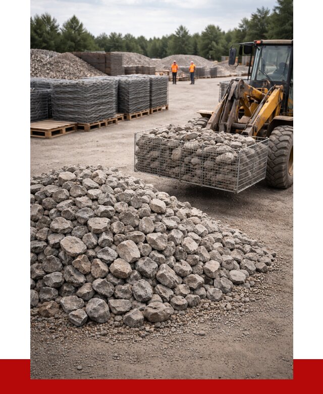 Камень для габионов фракция 70-150 в Александрове от 4499 р. | ПРОНЕРУДЛкн