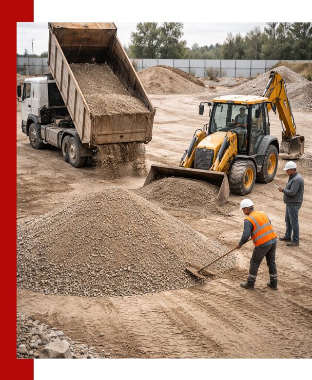 Поставка и доставка ПГС С4 в мешках и самосвалах в Александрове