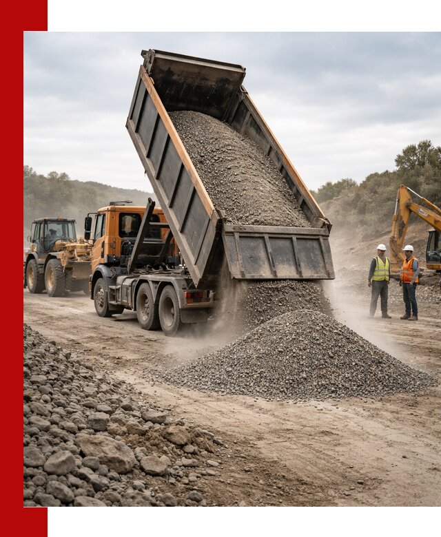 Щебёночно-песчаная смесь ЩПС С1 с доставкой в Александрове