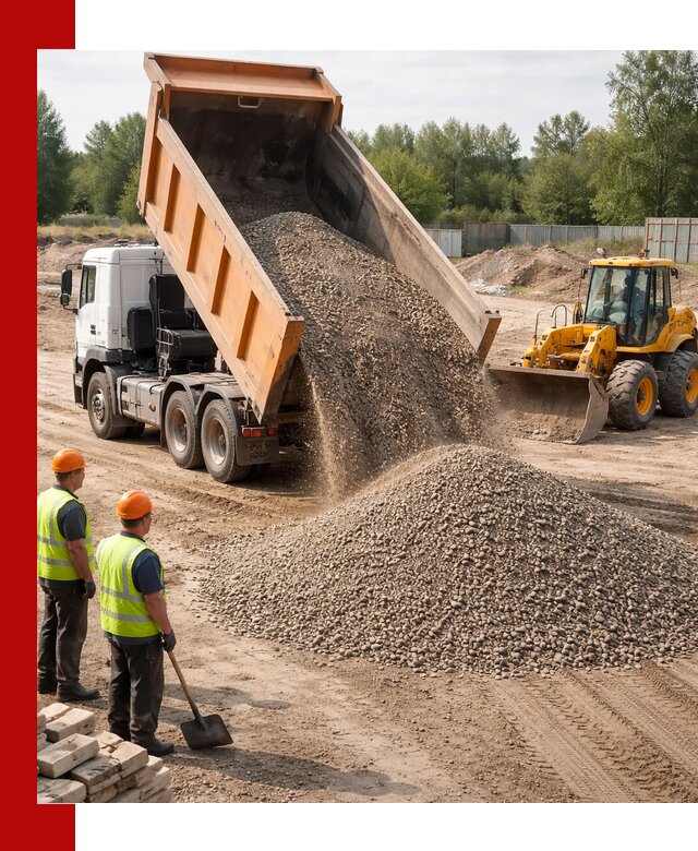 Доставка щебёночно-песчаной смеси ЩПС С7 в Александрове