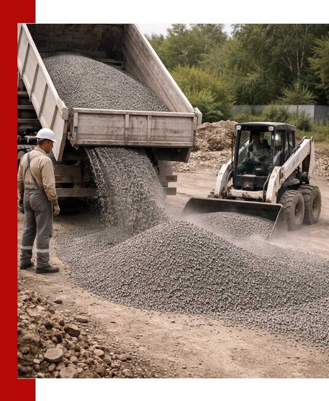 Доставка гравийного отсева 0-5 в Александрове оптом и в розницу
