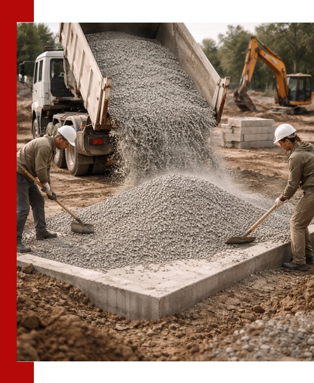 Доставка и продажа отсева для бетона в Александрове