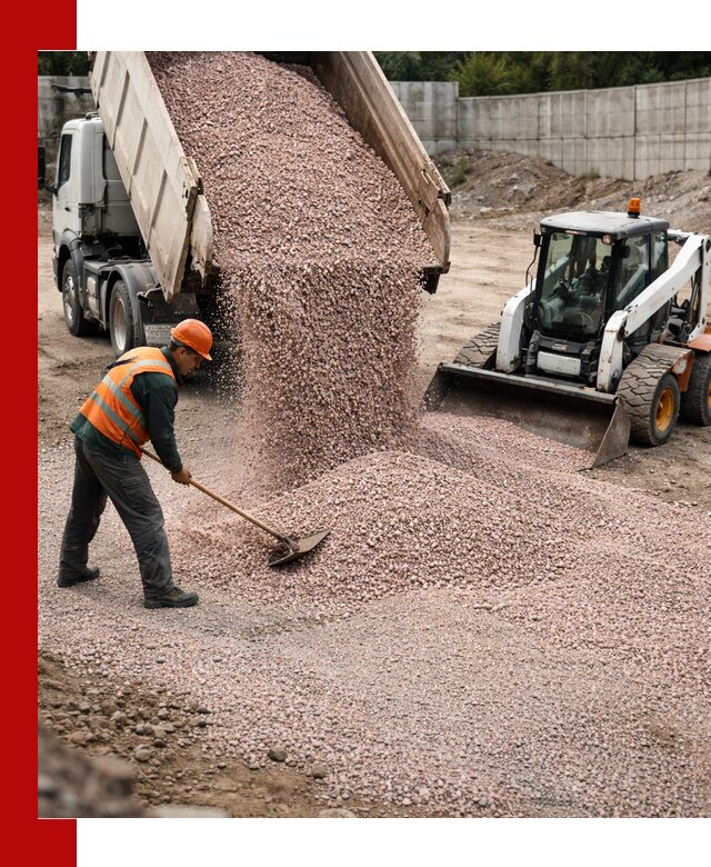 Крошка розовый гранит с доставкой в Александрове от производителя