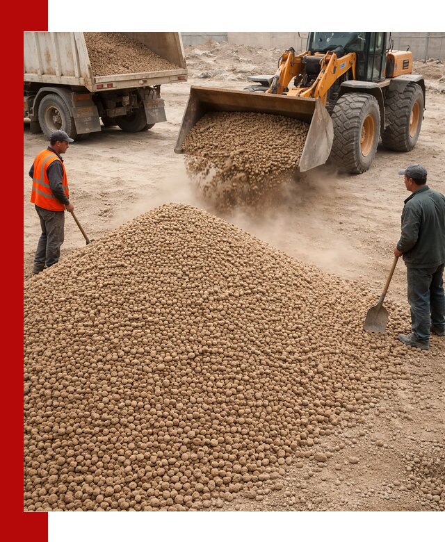 Керамзит фракция 10-20 с доставкой в Александрове