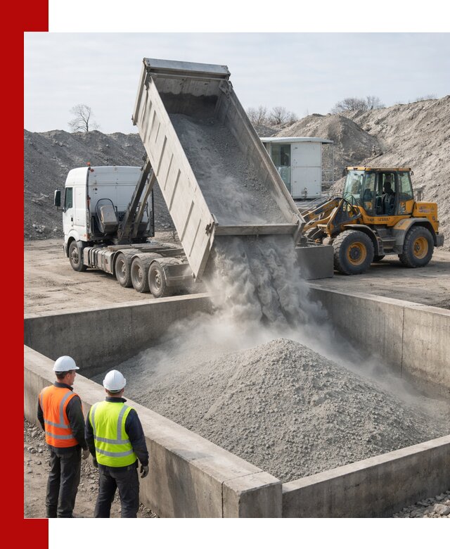 Доставка цемента навалом в Александрове крупными партиями