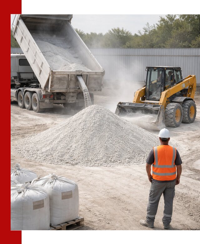 Доставка и продажа известняковой муки в Александрове