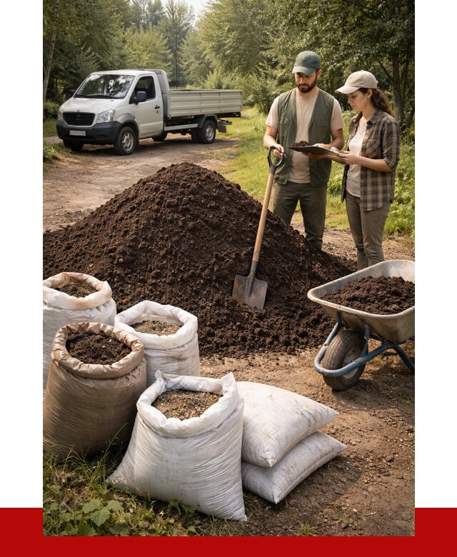 Купить грунт с доставкой в Александрове от 4820 р. за м3 | ПРОНЕРУДЛкн