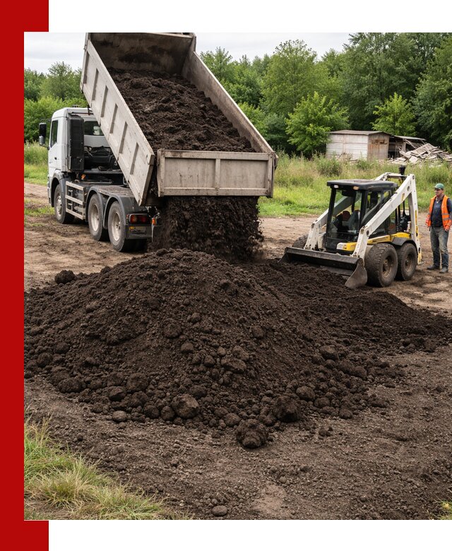 Поставка плодородной земли с доставкой самосвалом в Александрове