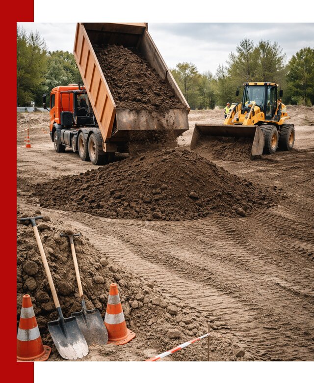 Поставка и доставка планировочного грунта в Александрове