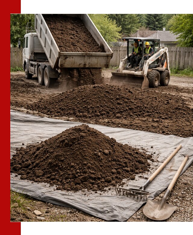 Грунт для отсыпки участка с доставкой в Александрове