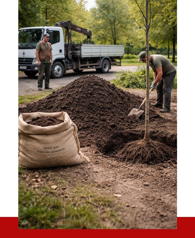 Грунт для посадки деревьев в Александрове от 1285 р. | ПРОНЕРУДЛкн