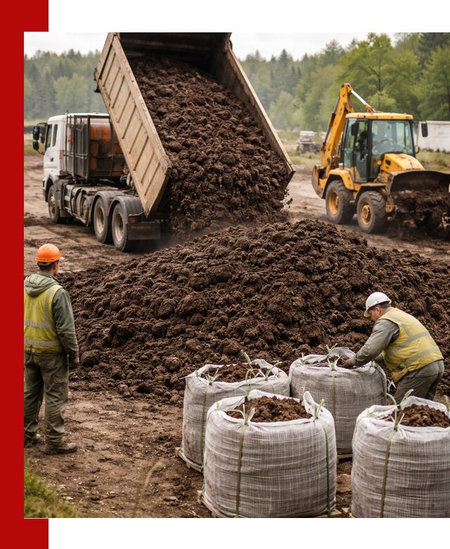 Доставка нейтрального торфа в Александрове оптом и в розницу