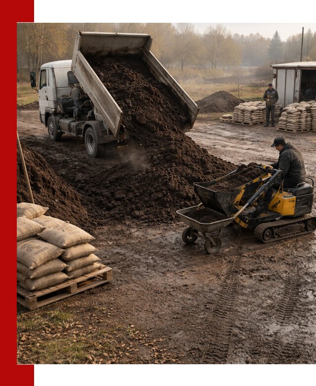 Кислый торф в доставке по выгодным ценам в Александрове