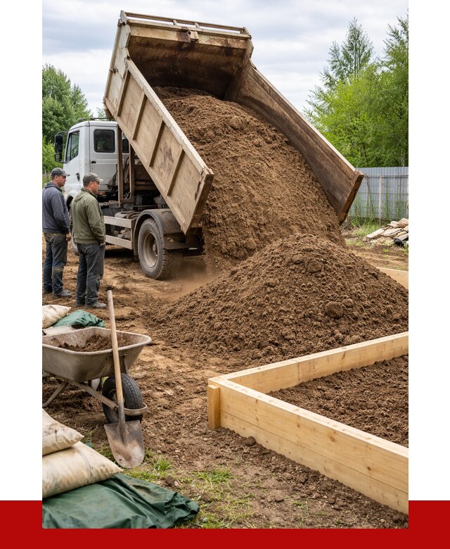 Торфо песчаная смесь в Александрове с доставкой от 1982 р. | ПРОНЕРУДЛкн
