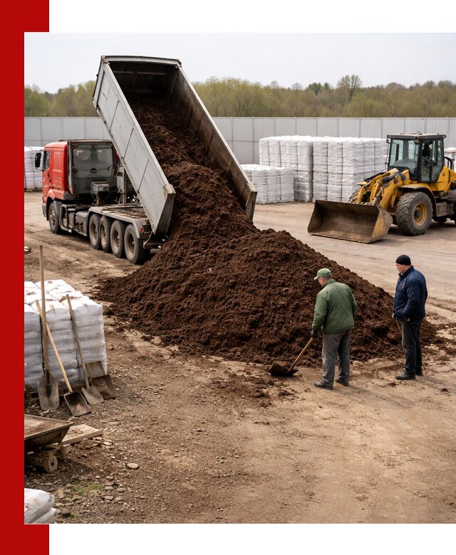 Доставка торфяных смесей оптом и в розницу в Александрове