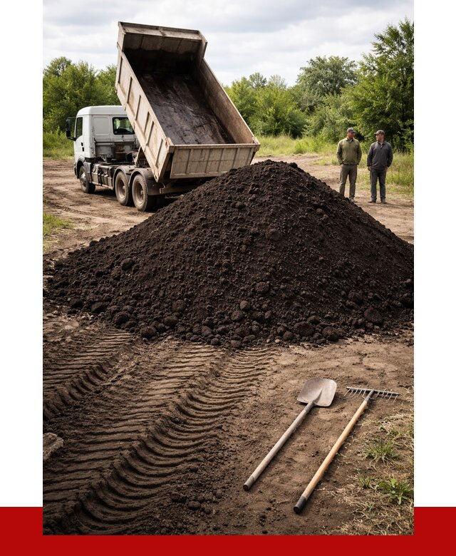 Купить чернозем навалом в Александрове от 1285 р. за куб | ПРОНЕРУДЛкн