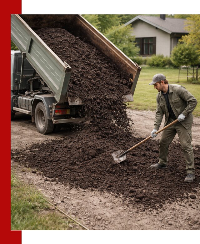 Чернозем для газона с доставкой в Александрове быстро и качественно